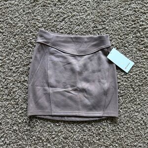 Lululemon NWT Scuba High-Rise Mini Skirt Taupetastic Size Medium
